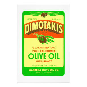 Impression Photo Dimotakis Family Olive Oil Co. Manteca, CA