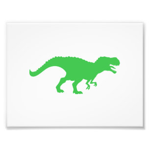 Impression Photo Dinosaur T-Rex - Choose background color