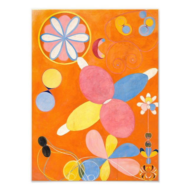 Impression Photo Dix plus grandes, no 4, Jeunesse | Hilma af Klint  (Devant)