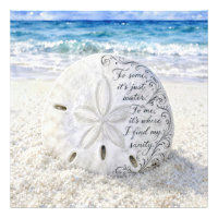 Dollar de Sable avec Citation Inspirante