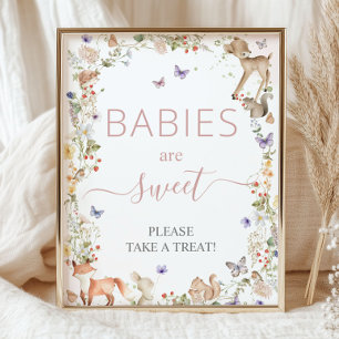Impression Photo Douce friandise pour Baby Shower sur le thème des 