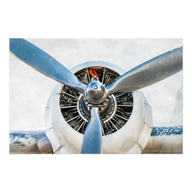 Impression Photo Douglas DC-3 Aircraft. Hélice (Devant)
