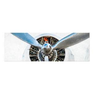 Impression Photo Douglas DC-3 Aircraft. Hélice