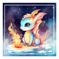 Dragon Bébé Crystalized Cute