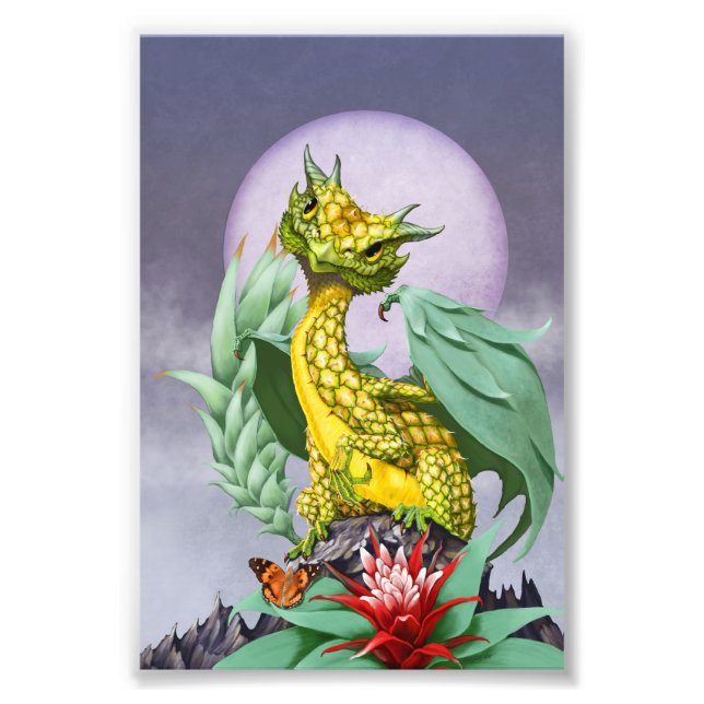 Impression Photo Dragon d'ananas 4x6 (Devant)