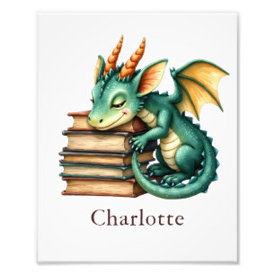 Impression Photo Dragon d'art personnalisé pour la nurserie des enf