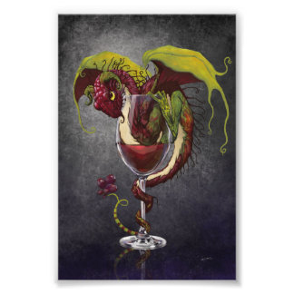 Impression Photo Dragon de vin rouge 4x6 Imprimer