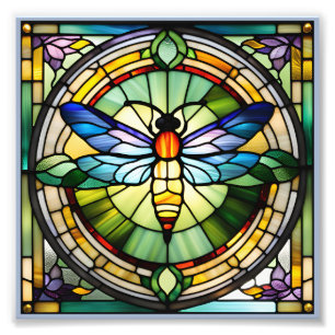 Impression Photo Dragonfly en verre