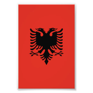Impression Photo Drapeau albanais