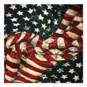 Impression Photo Drapeau américain-Camouflage par Shirley Taylor