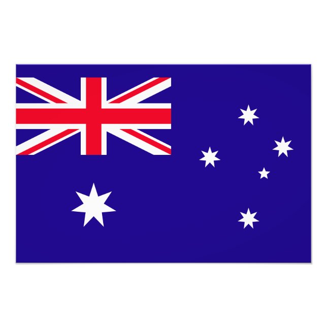 Impression Photo Drapeau Australie (Devant)