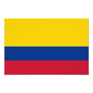 Impression Photo Drapeau de Colombie