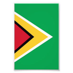 Impression Photo Drapeau de Guyana