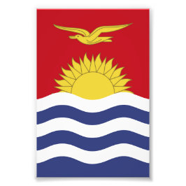 Impression Photo Drapeau de Kiribati