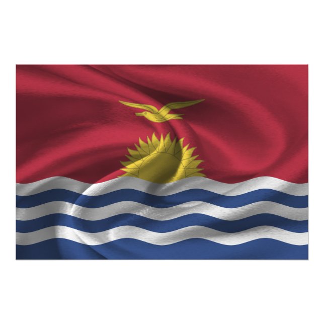 Impression Photo Drapeau de Kiribati (Devant)