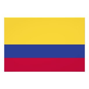 Impression Photo Drapeau de la Colombie