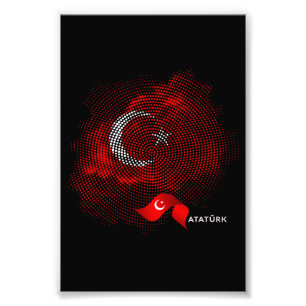 Impression Photo Drapeau de la Turquie