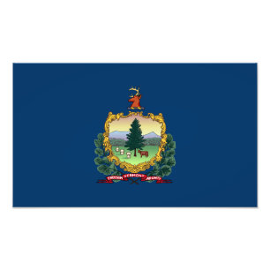 Impression Photo Drapeau de l'État du Vermont