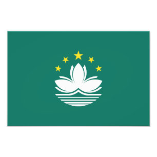 Impression Photo Drapeau de Macao