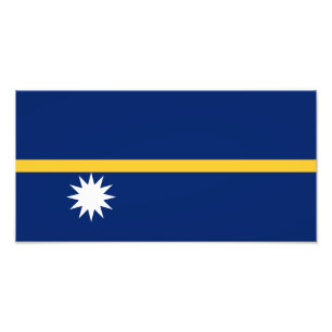 Impression Photo Drapeau de Nauru