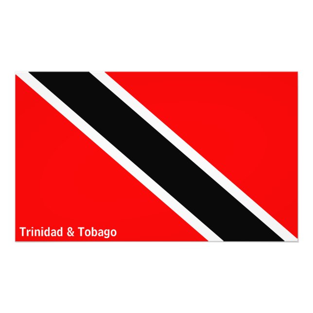 Impression Photo Drapeau de Trinité-et-Tobago (Devant)
