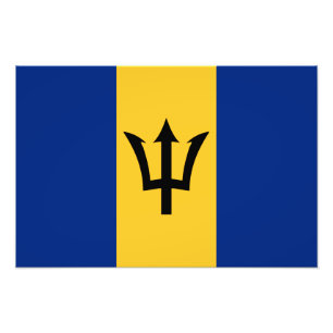 Impression Photo Drapeau des Barbade
