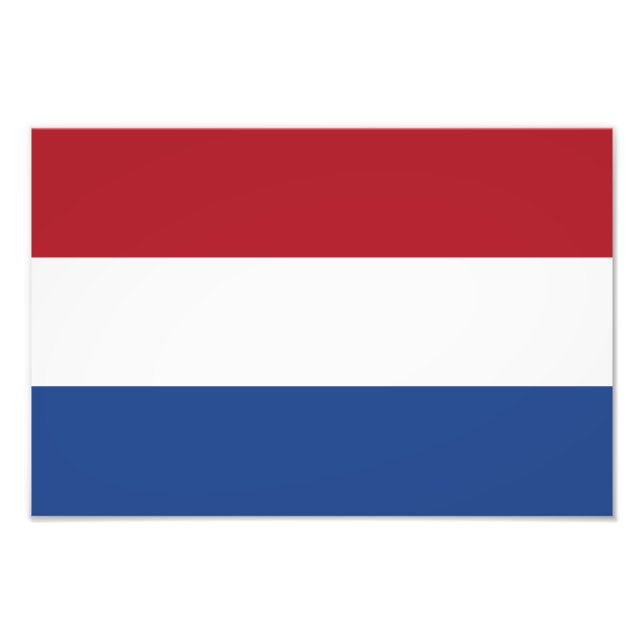 Impression Photo Drapeau des Pays-Bas (Devant)