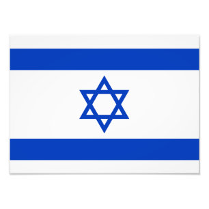 Impression Photo Drapeau d'Israël