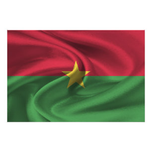Impression Photo Drapeau du Burkina Faso