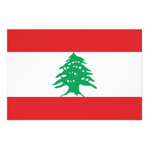 Impression Photo Drapeau du Liban