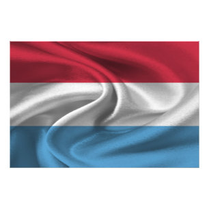 Impression Photo Drapeau du Luxembourg