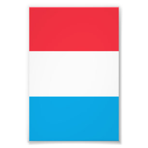 Impression Photo Drapeau du Luxembourg