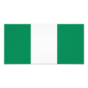 Impression Photo Drapeau du Nigeria
