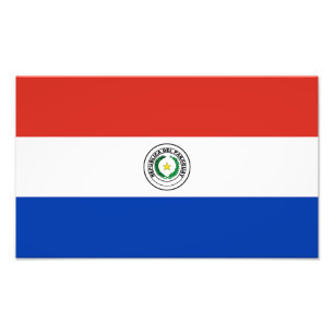 Impression Photo Drapeau du Paraguay