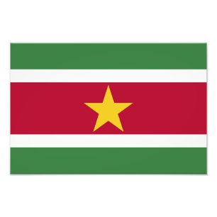 Impression Photo Drapeau du Suriname
