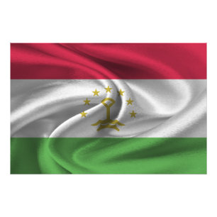 Impression Photo Drapeau du Tadjikistan