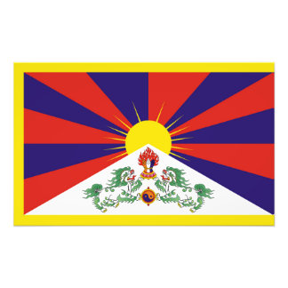 Impression Photo Drapeau du Tibet libre
