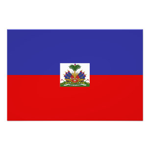 Impression Photo Drapeau Haïti