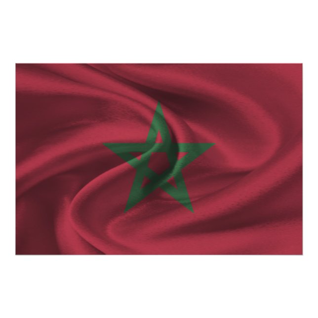 Impression Photo Drapeau Maroc (Devant)