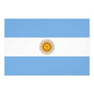 Impression Photo Drapeau patriotique argentin