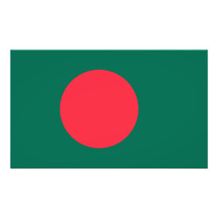 Impression Photo Drapeau Patriotique Bangladais