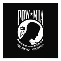 Drapeau POW MIA : Soldats disparus de la guerre du