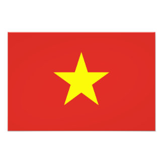 Impression Photo Drapeau vietnamien