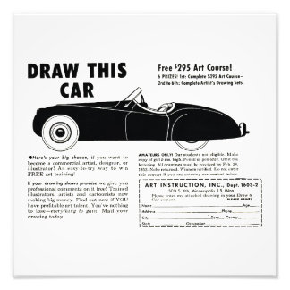 Impression Photo Draw Me - Vintage Art School Drawing Contest Mug