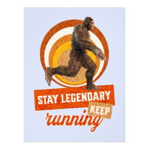 Impression Photo Drôle de motivation de course de Bigfoot