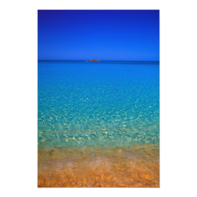 Impression Photo Eau bleue, îles Exuma, Bahamas. (Devant)
