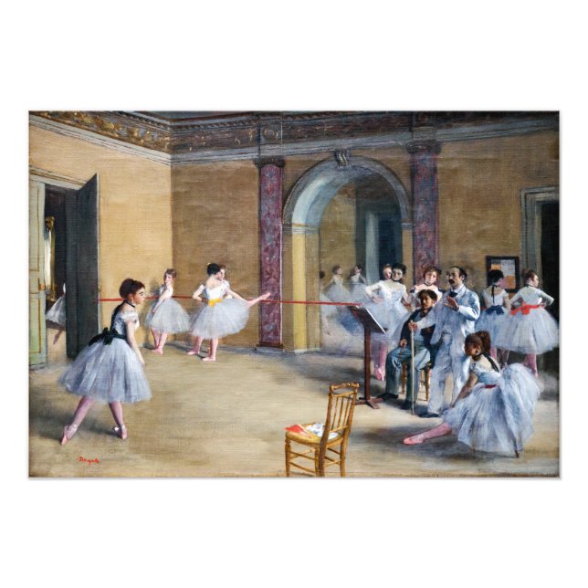 Impression Photo Edgar Degas - Dance Foyer, Opéra rue Le Peletier (Devant)