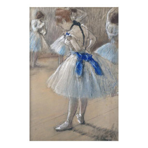Impression Photo Edgar Degas, Danseuse de ruban bleu