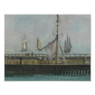 Impression Photo Edouard Manet - La Jetty de Boulogne-sur-Mer