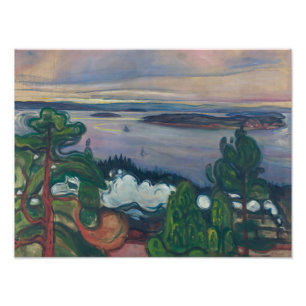 Impression Photo Edvard Munch - Fumée de train